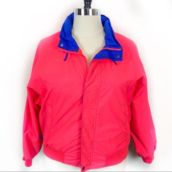 Y2K Neon Highlighter Windbreaker Vintage Pacific Trail Men's Retro 90s Style